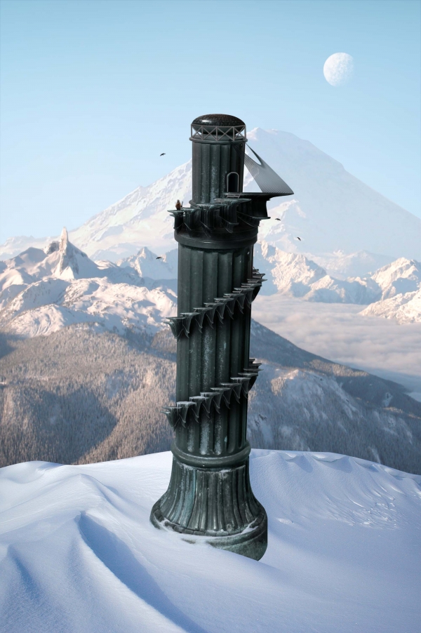 Creation of Mountain Towers: Step 28